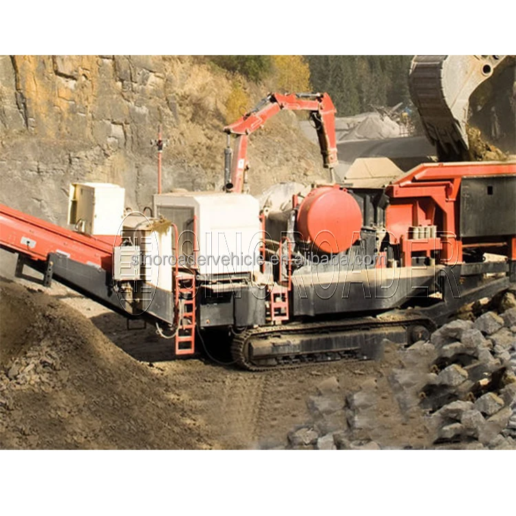 Mining Machine Stone Crusher Plant Mobile Tracked Jaw Crusher with good price