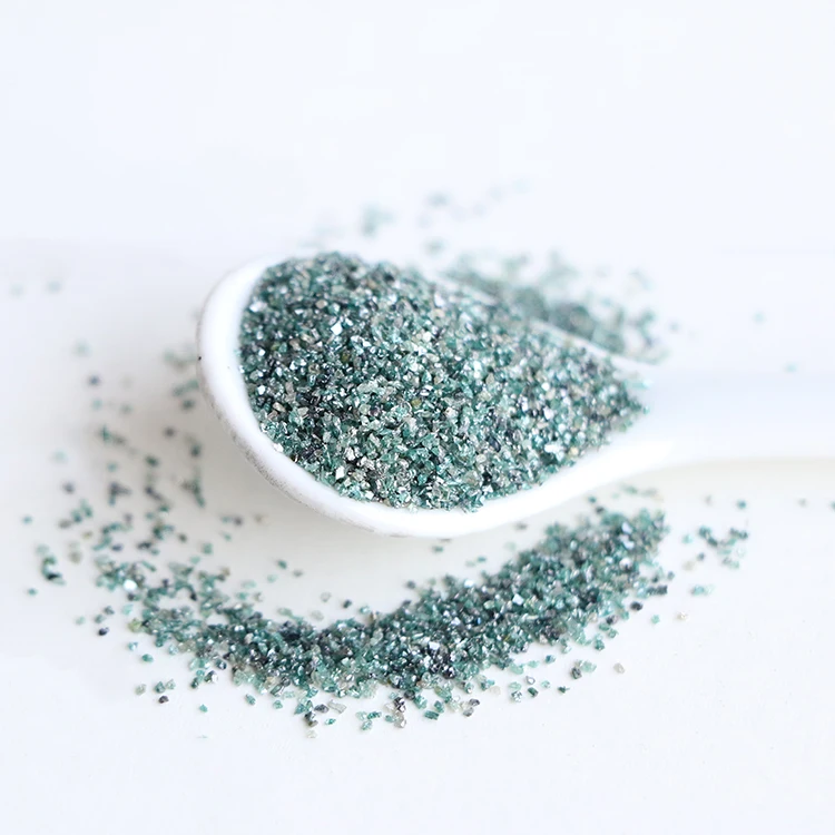 High quality green silicon carbide powder refractory material for sandblasting sic green carborundum sand