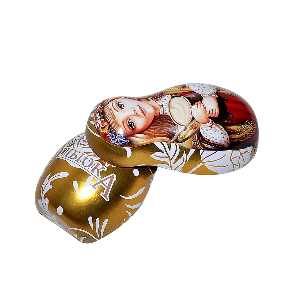 decorative doll metal storage box