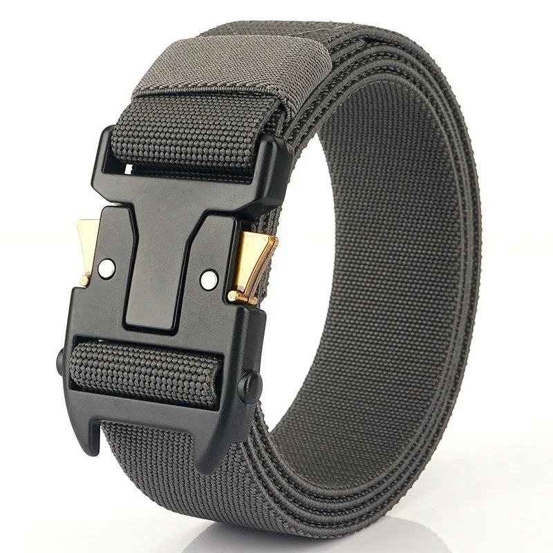 Sturdy armor Quick Release Dump Zinc Alloy Metal Ratcheting Breaking Strength Buckle Clasp Nylon Tactical Belt