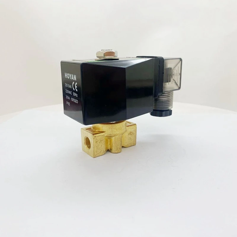 HOYAN  1/8in PG-M03 40bar Normally Closed 12V 24V  DC 110V 220V AC  High Pressure Solenoid Valve