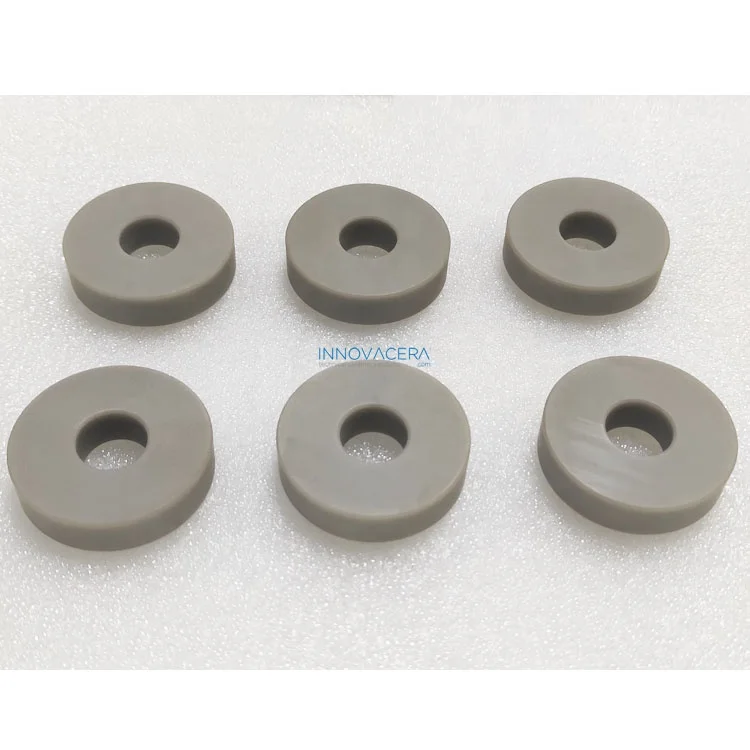Good Electrical Insulation Aluminum Nitride AlN Ceramic Ring