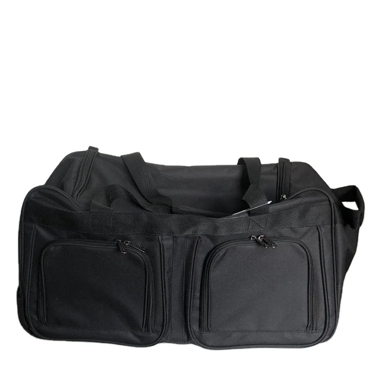 Индивидуальный Черный чехол на колесиках для кабины, дорожная сумка-тележка, мягкий раздвижной чемодан