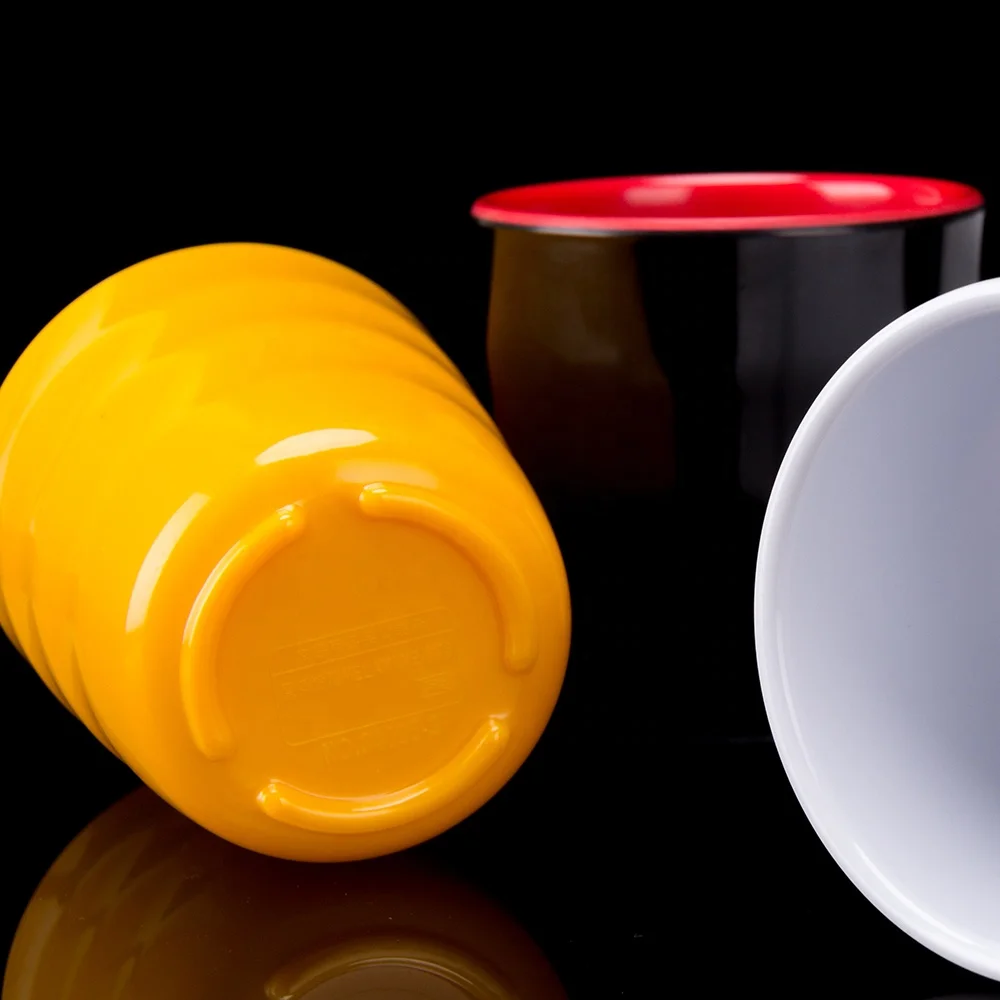 Wholesale Food Grade Unbreakable Plastic Water Cup Cheap Reusable Party Custom Melamine Beer Cups