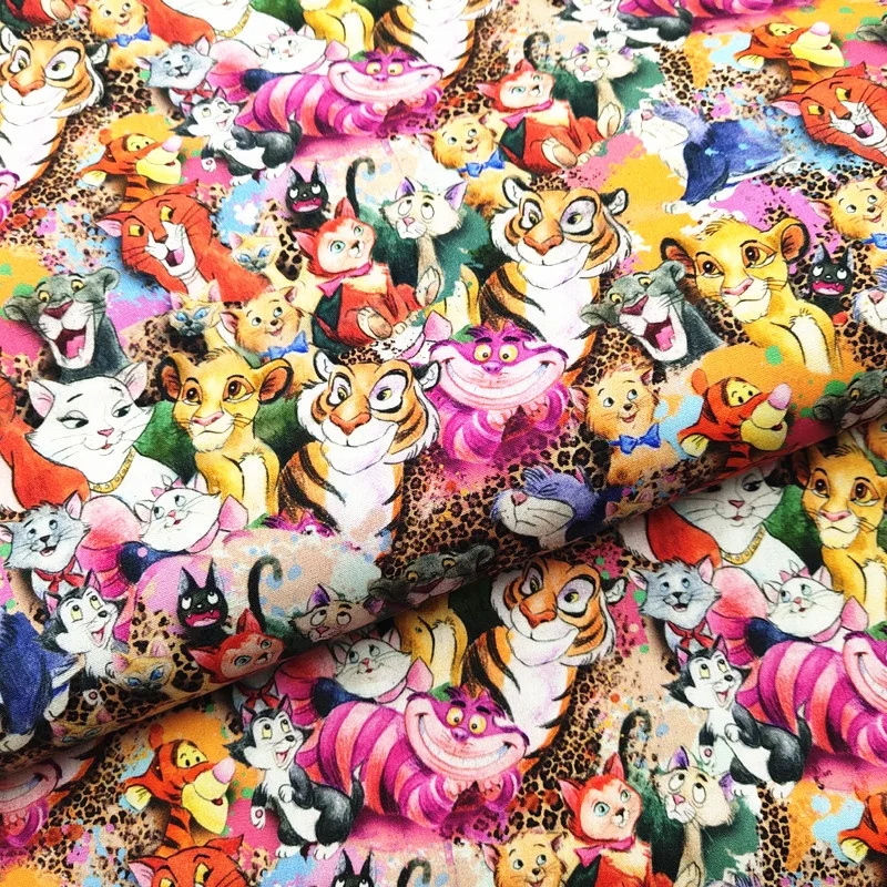 Kuangheng textile offer all kinds of Digital Printing Baby Fabric 100% organic cotton Sheet fabrics Sewing material accessories
