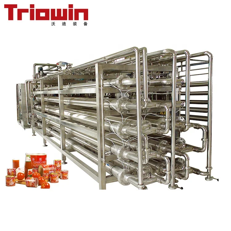 Tomato paste dilution system ketchup and packing line