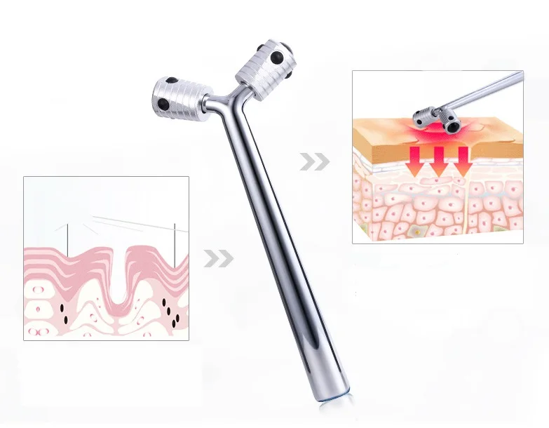 metal 3d portable mini face massager roller