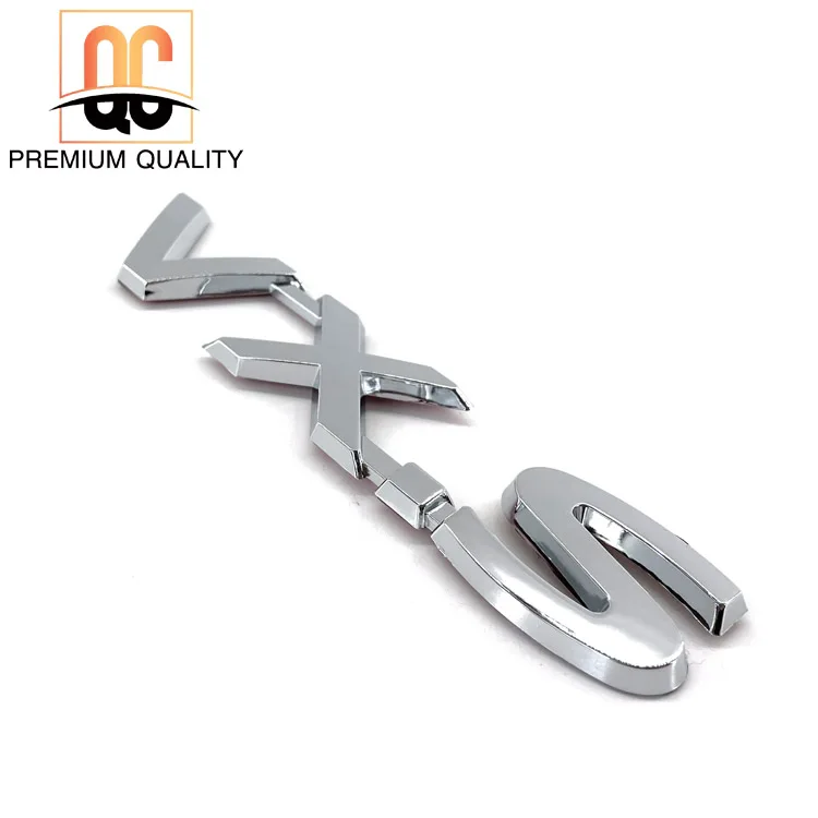 Logo upgrade chrome ABS car emblem VXS for all kind of cars