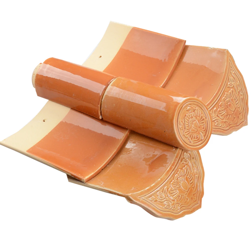 Clay red tile roofing panel dimensions