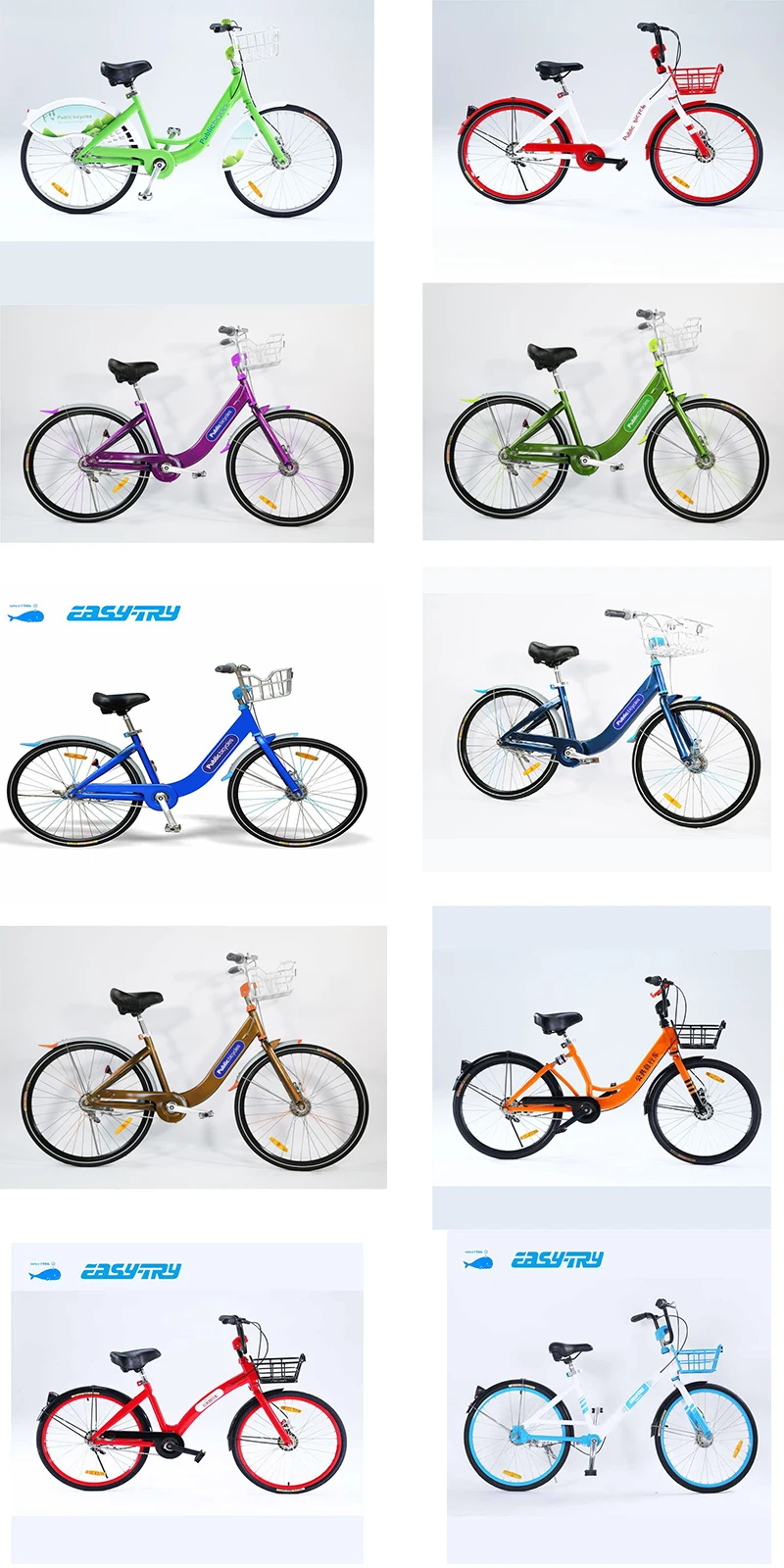 26 inch single speed bike public share bicycle