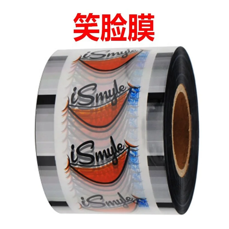 Transparent Printed Easy Peel Off Tray Lidding Films Bubble Tea Cups Heat Sealing Lid Film for Bubble tea cups