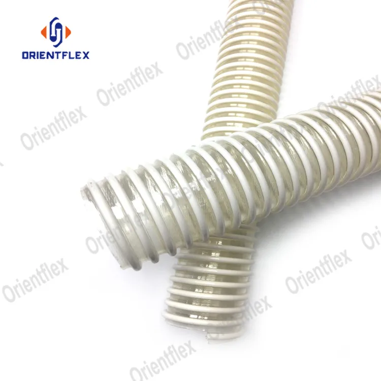 4-дюймовый 5-дюймовый 6-дюймовый гибкий пластиковый pu вакуумный воздуховод шланг Труба