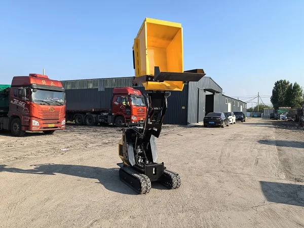 Factory Direct Sales Mini Dumper With Hydraulic Lift  Transporter Crawler Dumper High Quality Mini Dumper