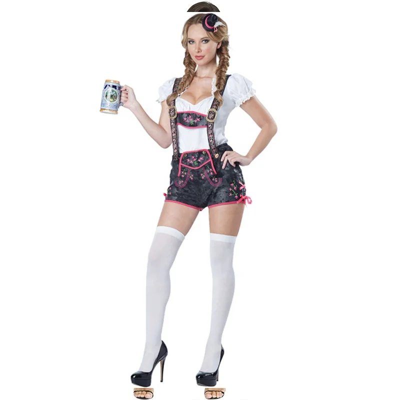  Манни Женская 2 штуки кокетти Lederhosen Октоберфест костумец баварский готовый
