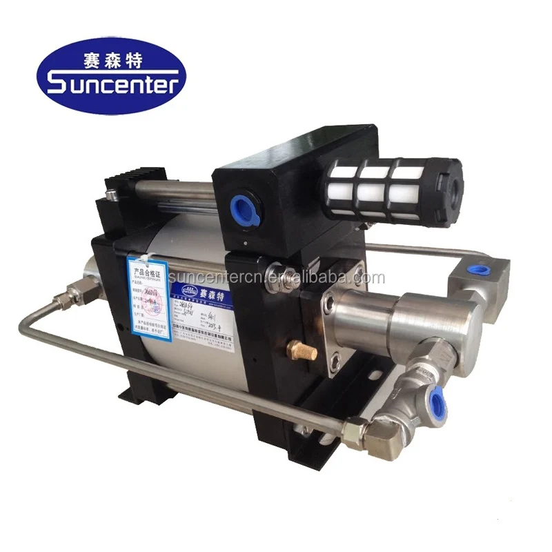 Suncenter air driven high pressure liquid pump without any electricity