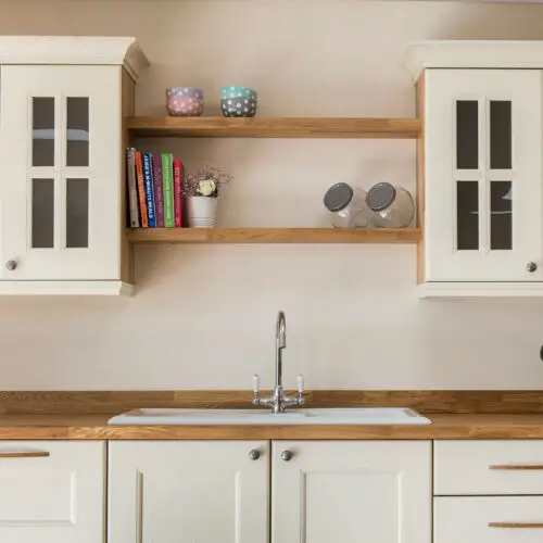 Solid Oak Wooden Floating Shelves Top Quality Shelf For Your Entryway, Mudroom, Kitchen, Bathroom Set of 2