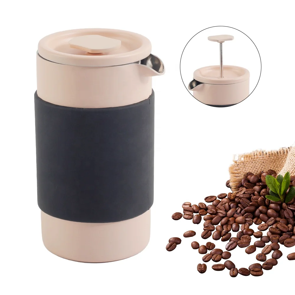 silicone sleeve Travel stainless steel french press