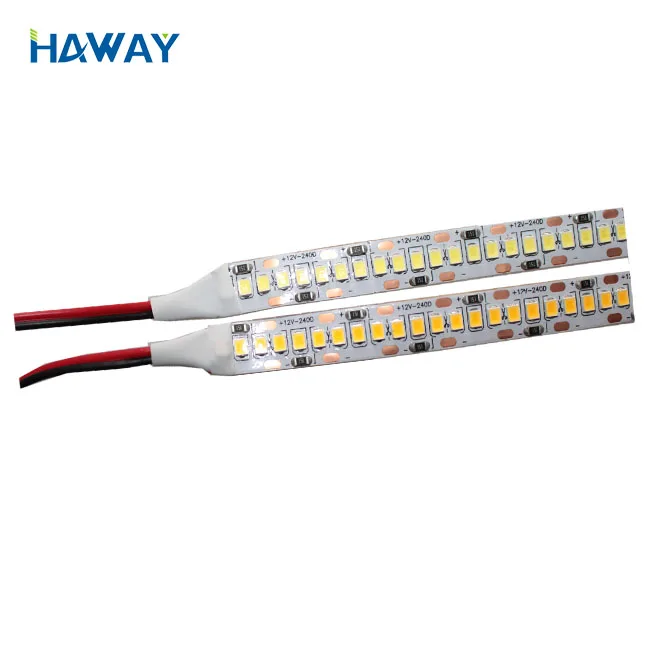 2019 new product   2835   12V   240leds/ m   super brightting  white /Warm White 12mm  LED Flexible Strip light