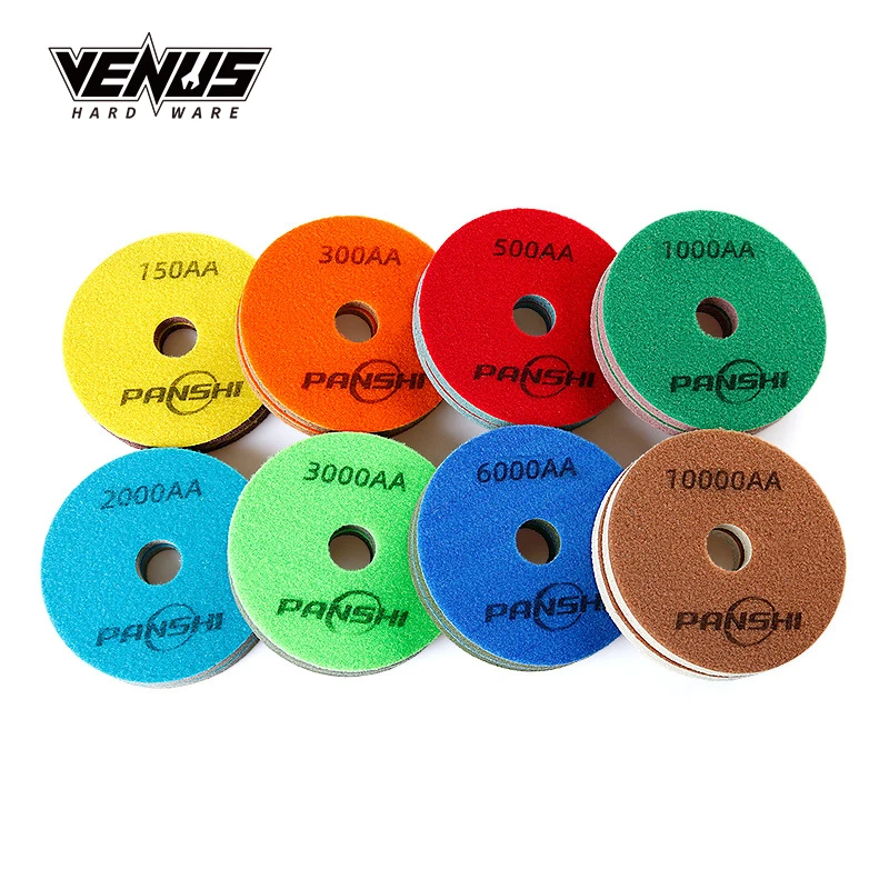 Высокое качество 3 в/4 дюйма Алмазная губчатая полировальная подушка для сухого шлифовального диска полировка камня для мрамора