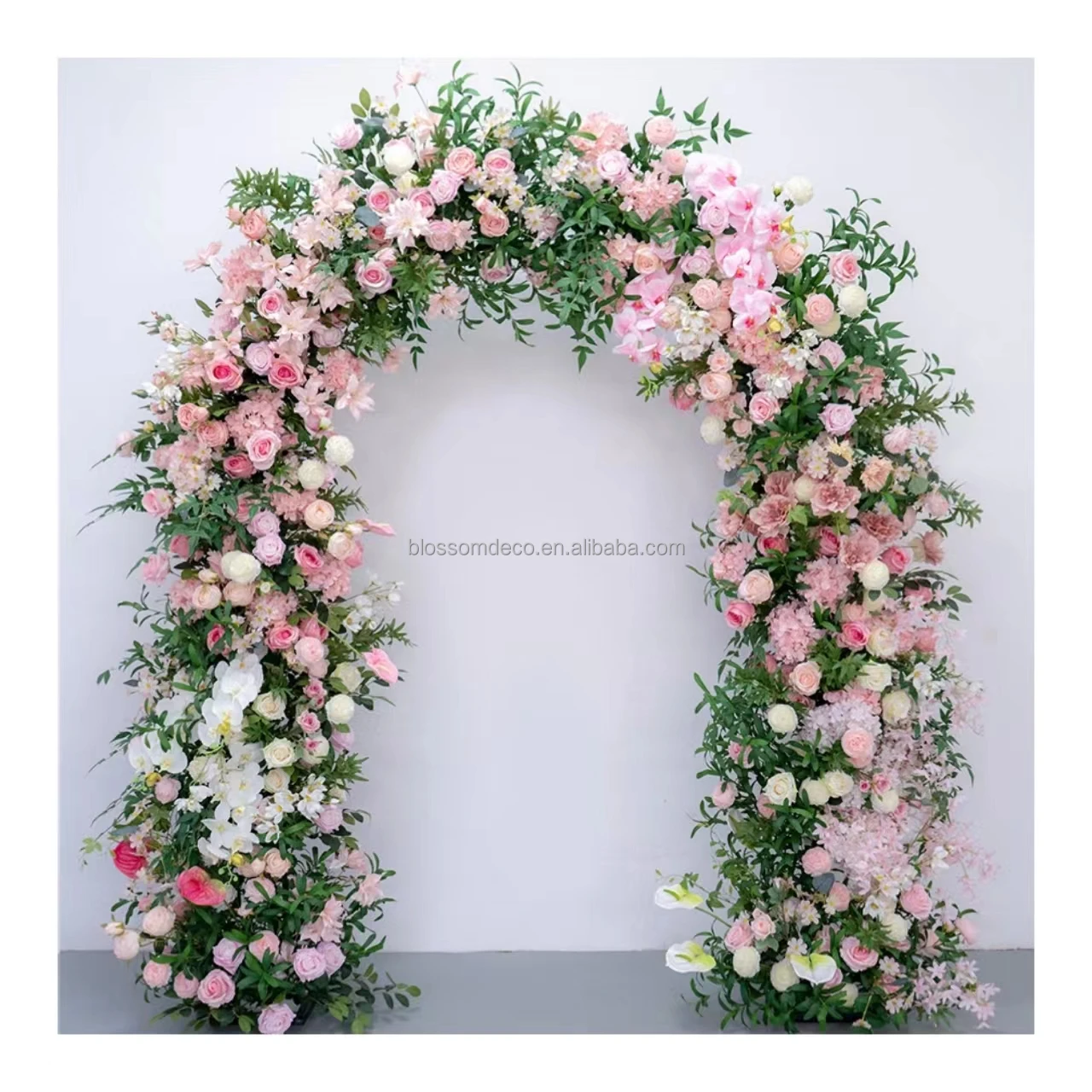 New Artificial Flower Arch Gate decorative artificial flower background stage decoration wedding arch backdrop with flowers