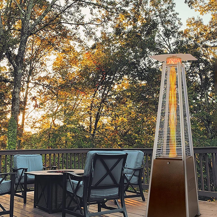 Modern Design Umbrella Patio Gas Heater Portable Natural Gas Garden or Commercial Outdoor Powder Coating Patio Heater