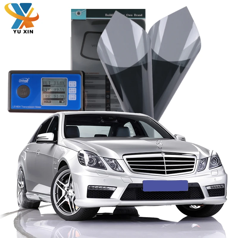 Blocking up to 99% of UV light Automotive Protection Film black series PET self adhesive car window tint film wholesa