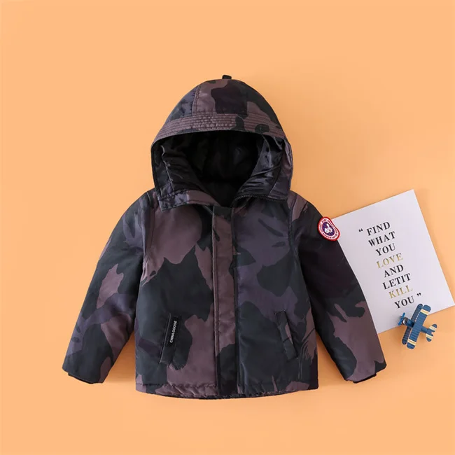 
GLM0474 New Design Kids Boys Winter Coats Hooded Outdoors Custom Windbreaker Ski Waterproof Windproof Jacket 