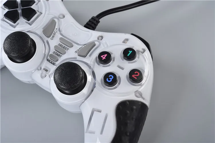 1.8M ABS Material Generic USB Joystick Game Controller For PS3 PC