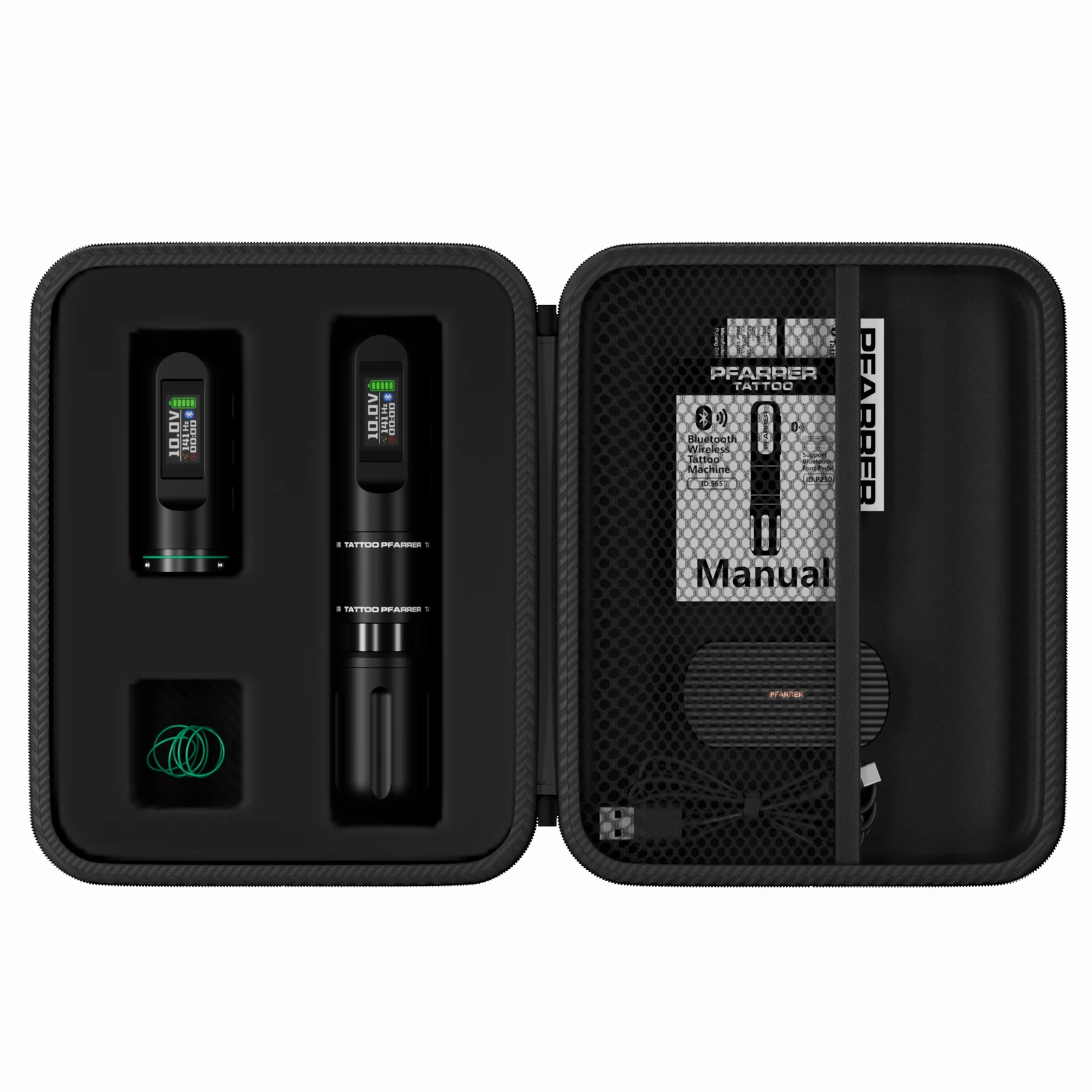 Rhein Bluetooth Foot Pedal Electric Pen Tattoo Machine Pen Stroke Adjustable Machine Pen High Quality Tattoo Guns