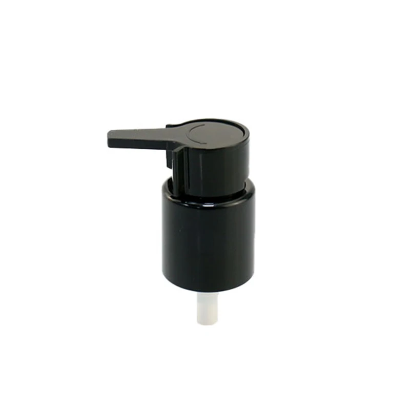 Plastic large dosage shampoo penis black lotion pump  24/410