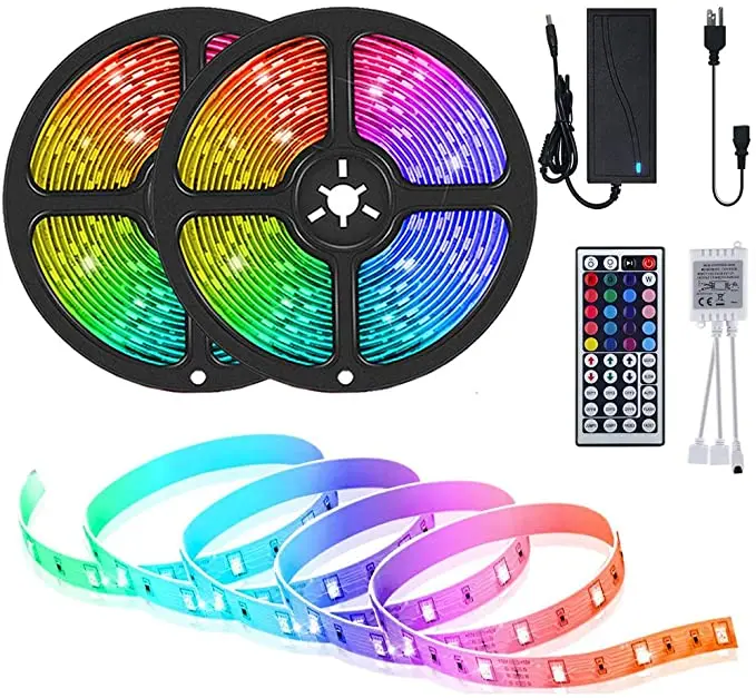 Alexa Tuya Google Home APP Remote Control Smart RGB Strip Light IP65 Waterproof WIFI Smart LED Strip WIFI LED Strip Light