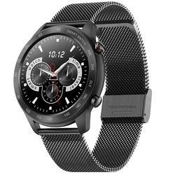 Dropshipping MX5 1.3 inch touch screen music player IP68 waterproof blood pressure blood oxygen record DIY dial smart watch