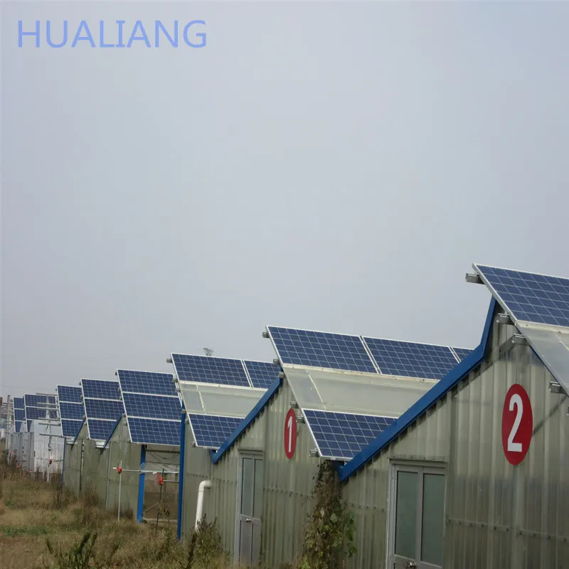  2021 китайская автоматизированная теплица с солнечной энергией Aquaponic