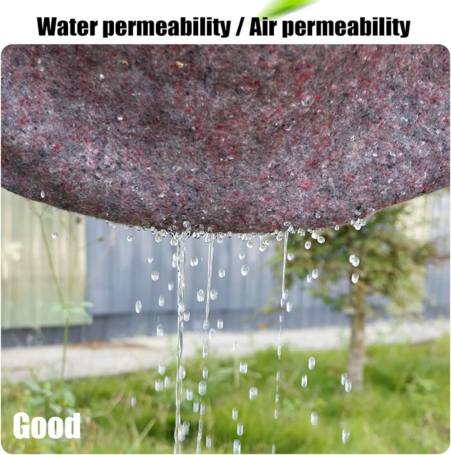 Felt Insulation Moisturising Blanket Geotextile Non-Woven Felt Plant Greenhouses Insulating Tube Wrapping Road Maintenance