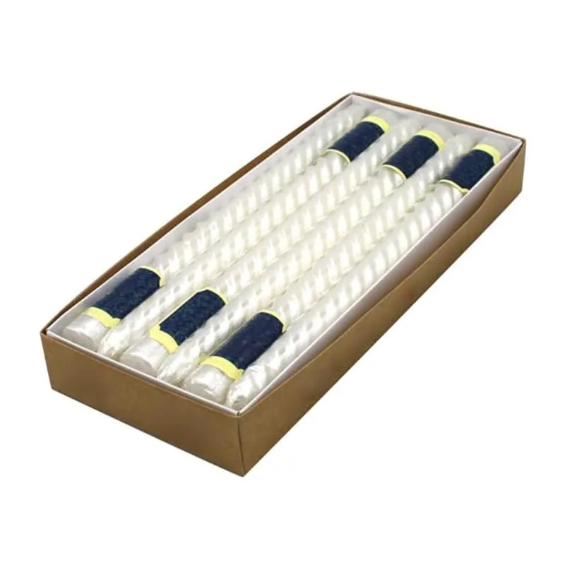 paraffin wax made 8' glitter pillar color taper candle