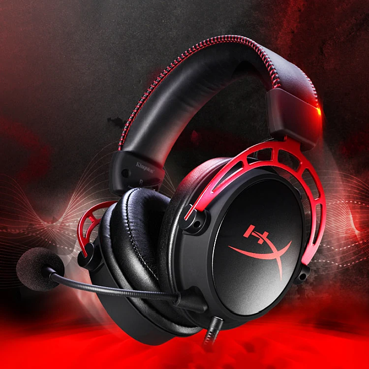Hyper X Cloud Alpha Head Phone Gaming Headset Wired Hyper X Gamer Headphones