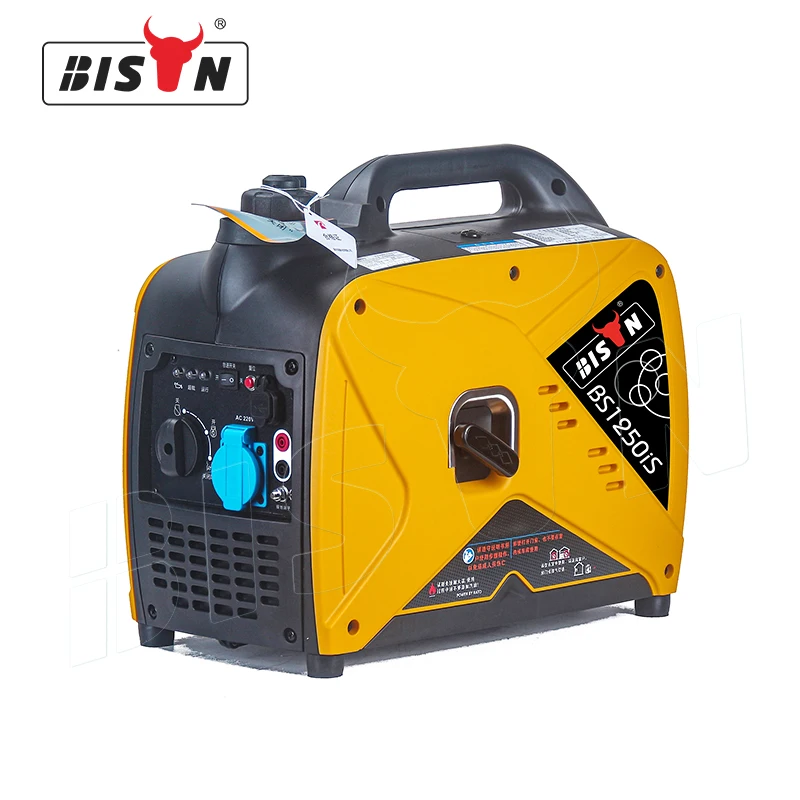 BISON China Taizhou Портативный с ручкой 1 кВт кВА цифровой 110 В 220 инверторный бензиновый генератор по заводской