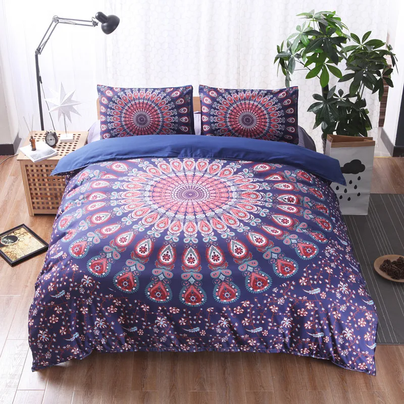 2021 Pengxuan hot sale beautiful digital print bedding 200x200 bed sheet bedding set 3d printed 100%cotton