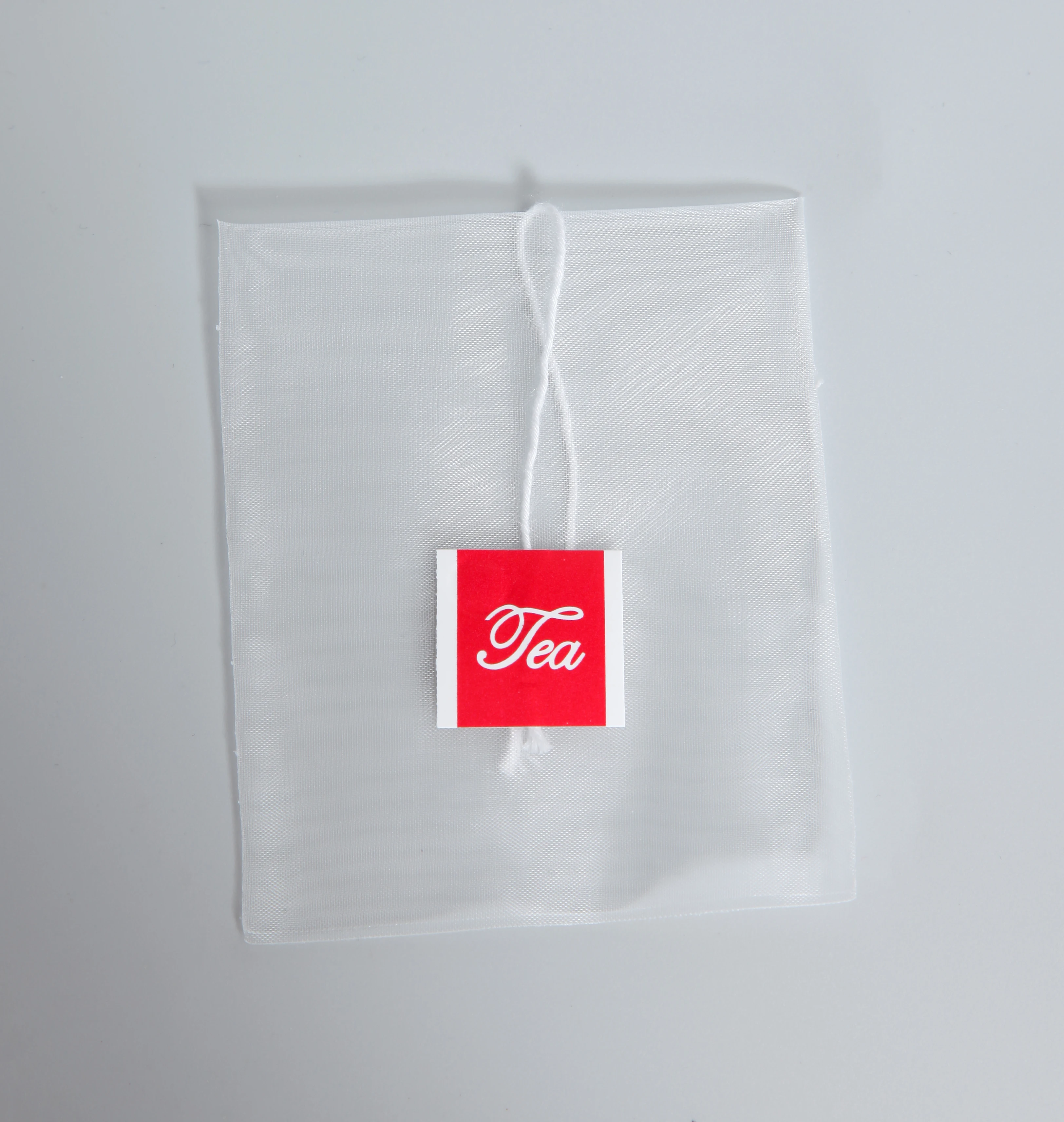 PA Nylon Triangle Rectangular Mesh Tea Bag With Custom String And Label tea bag packing Loose Tea and Herb