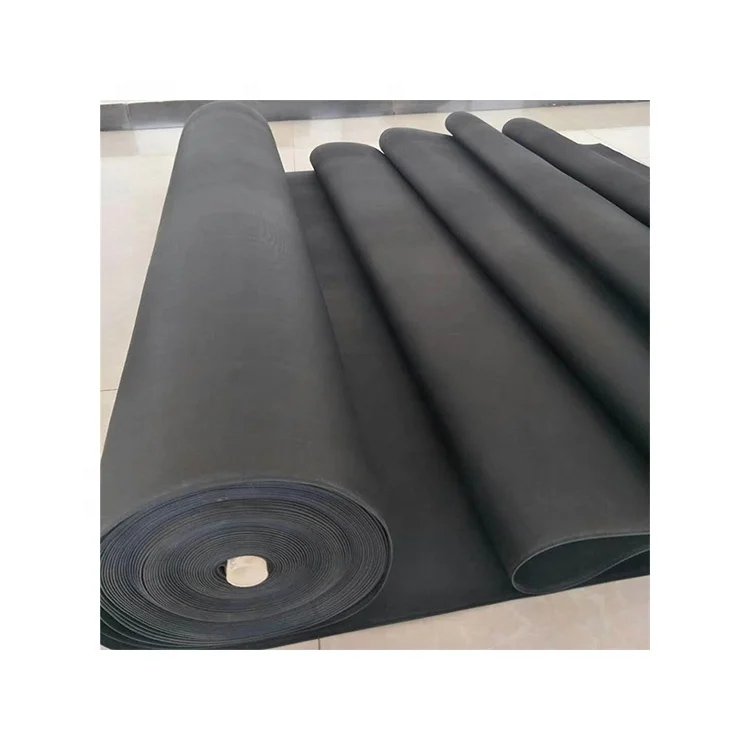 EPDM водонепроницаемая черная резиновая кровельная