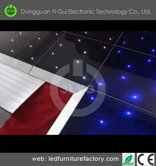 Популярные белые Starlit RGB светодиодные панели для танцпола свадьбы DJ Bar Party