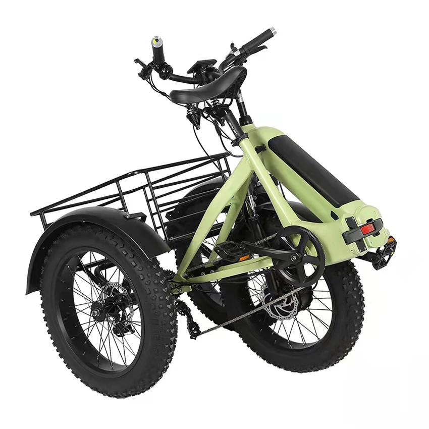 Joyebikes Новая модель дешевые широкая шина для взрослых 3-х колесный Электрический грузовой велосипед электрические трехколесные велосипеды складной трехколесный
