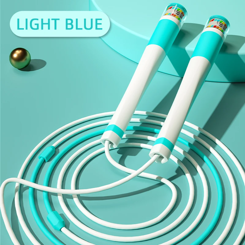 Sand learning style skipping rope without knotting unisex fancy jump rop Customizable skipping rope