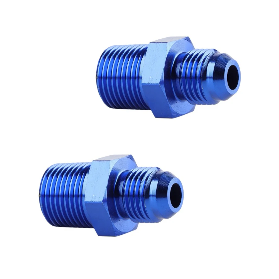 Custom fuel line fittings connectors Adaptor Male Thread Machining CNC Aluminum Steel Copper Accessories
