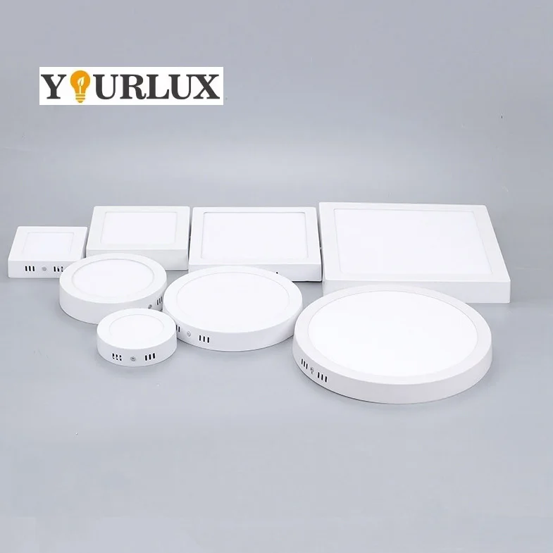 Factory Cheap Price Modern Design Indoor Bedroom Square Round Led Ceiling Light Led Panel Light