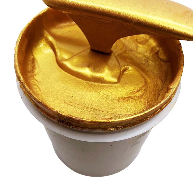 Высококачественная печать на ткани, золотые чернила, трафаретная печать, чернила на водной основе, Золотая паста для трафаретной печати