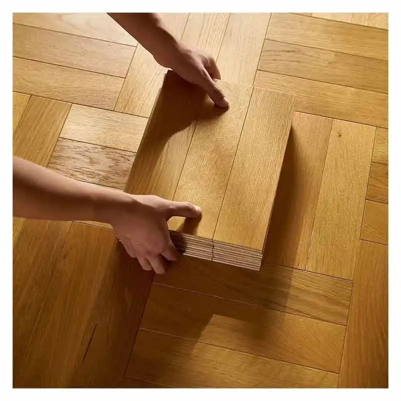 Напольный настил из белого дуба