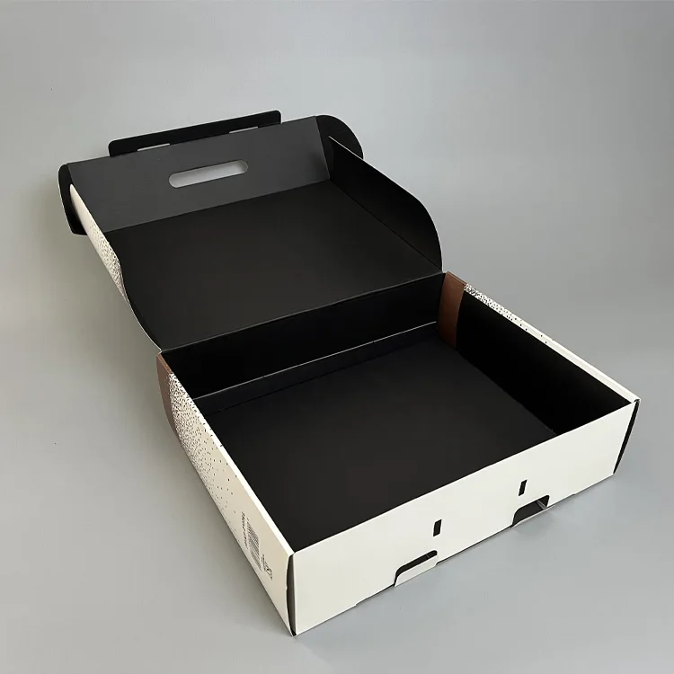 Manufacturer Large Color Hot Stamping Cardboard Paper Mailing Apparel Box Custom Logo Printed Corrugated Shipping Packaging Box