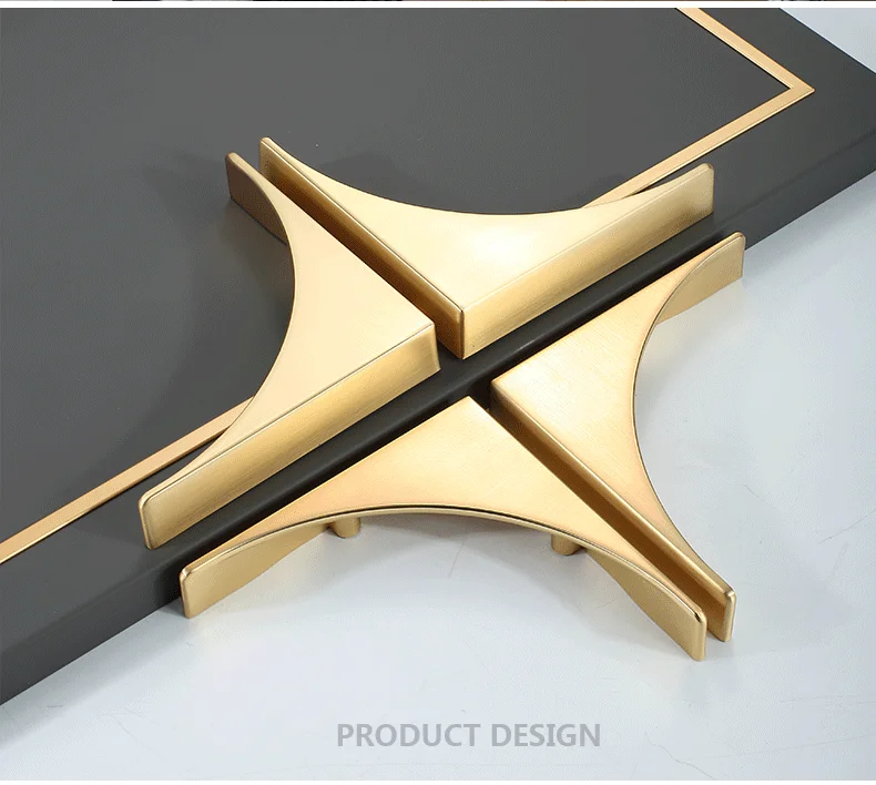 AIMINO RTS Hotsale Modern Simple Styles Pull Cabinet Handle Black Wardrobe kitchen Cabinet Handles