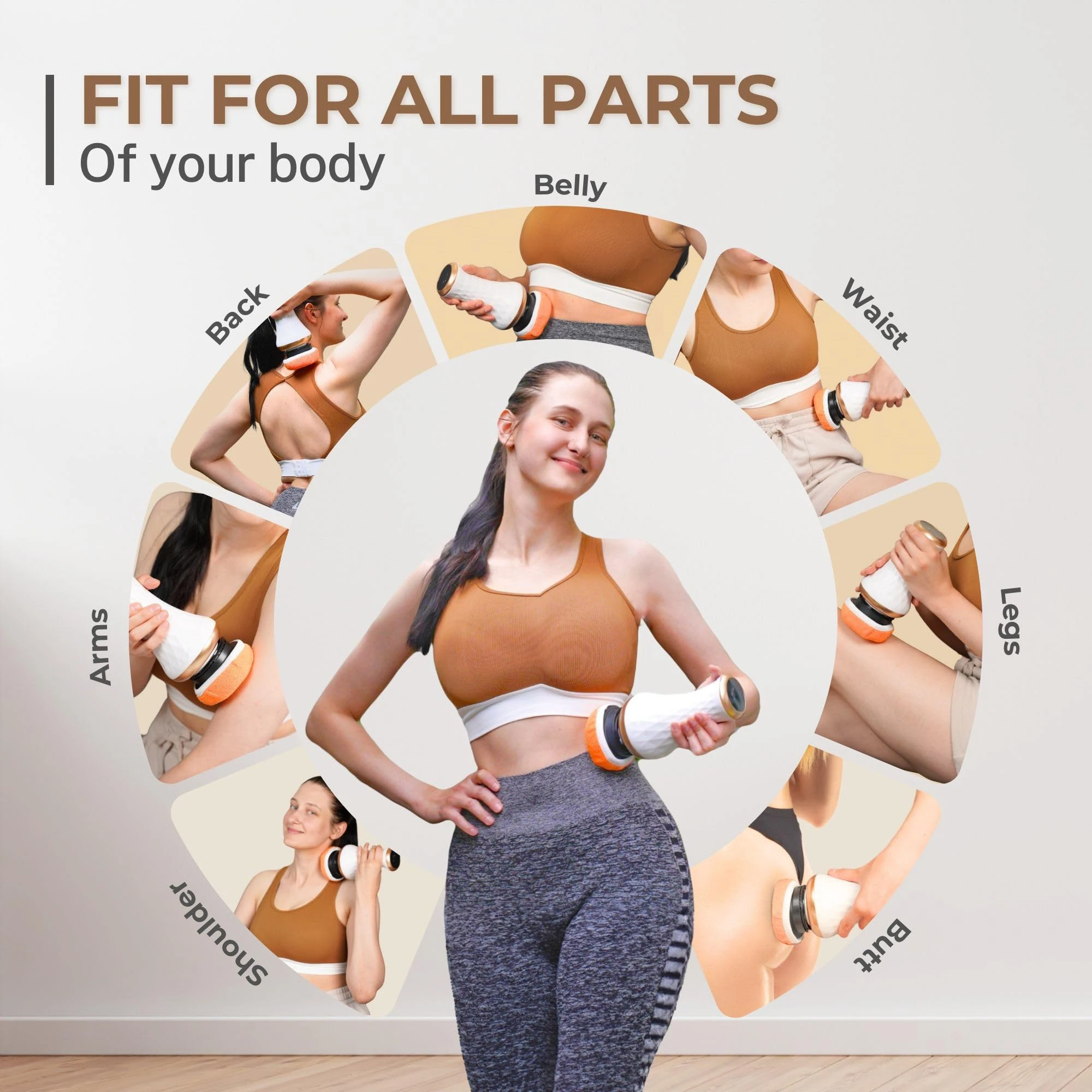 Personal Anti Cellulite Slimming Vibrating Arm Reducing Wireless Full Body Massage Wand Apparaat Magic Massager Machine Vibrate